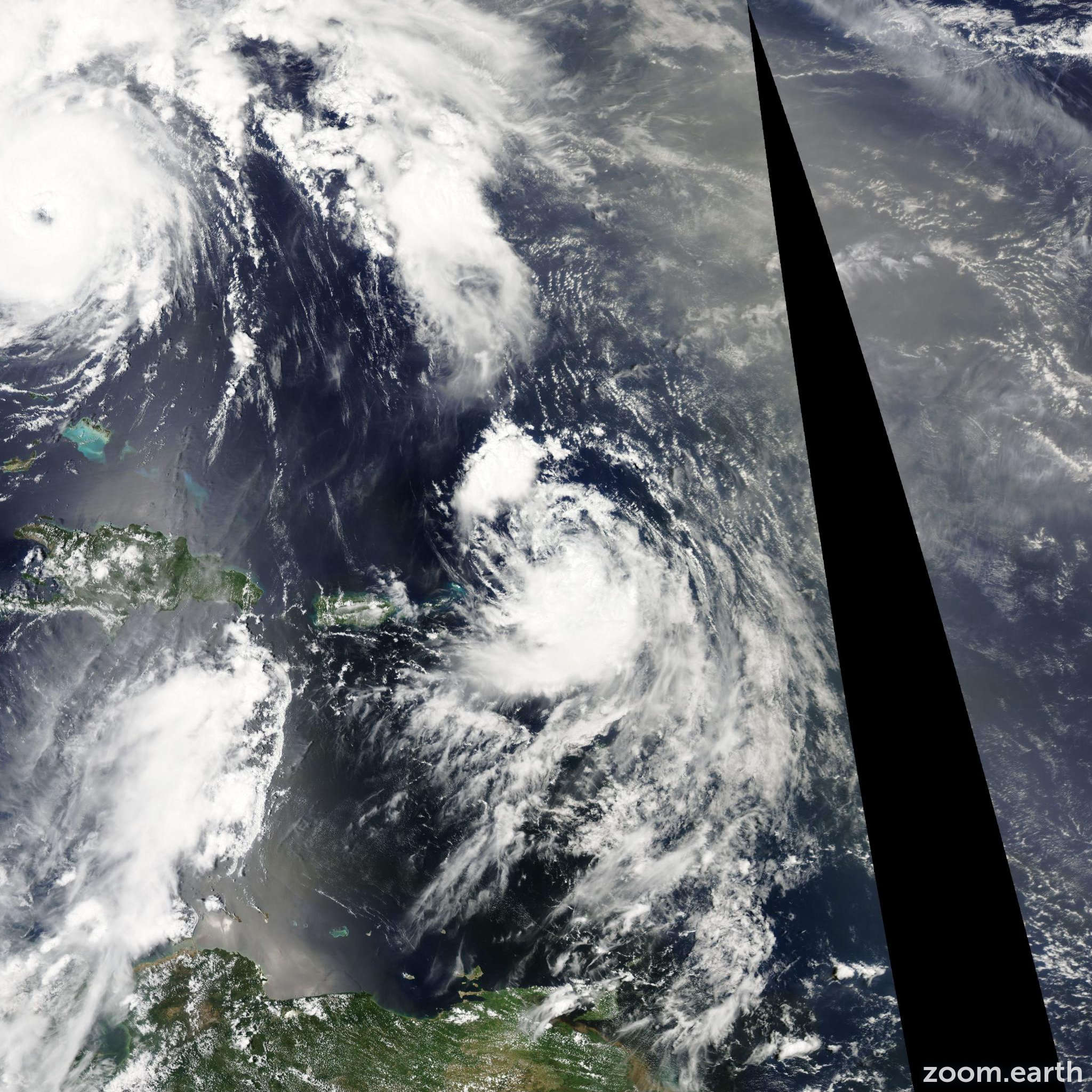 Tropical Storm Fiona 2010 | Zoom Earth