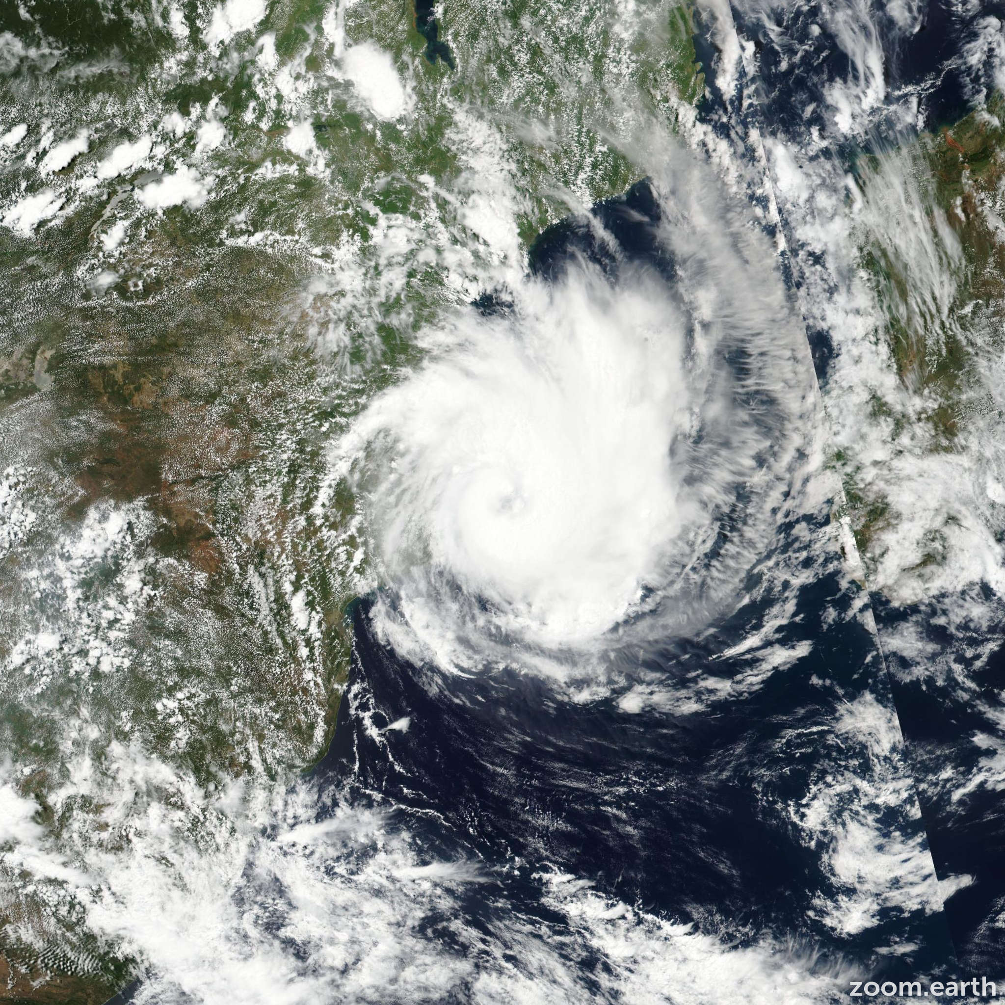 Tropical Cyclone Dineo 2017 Zoom Earth