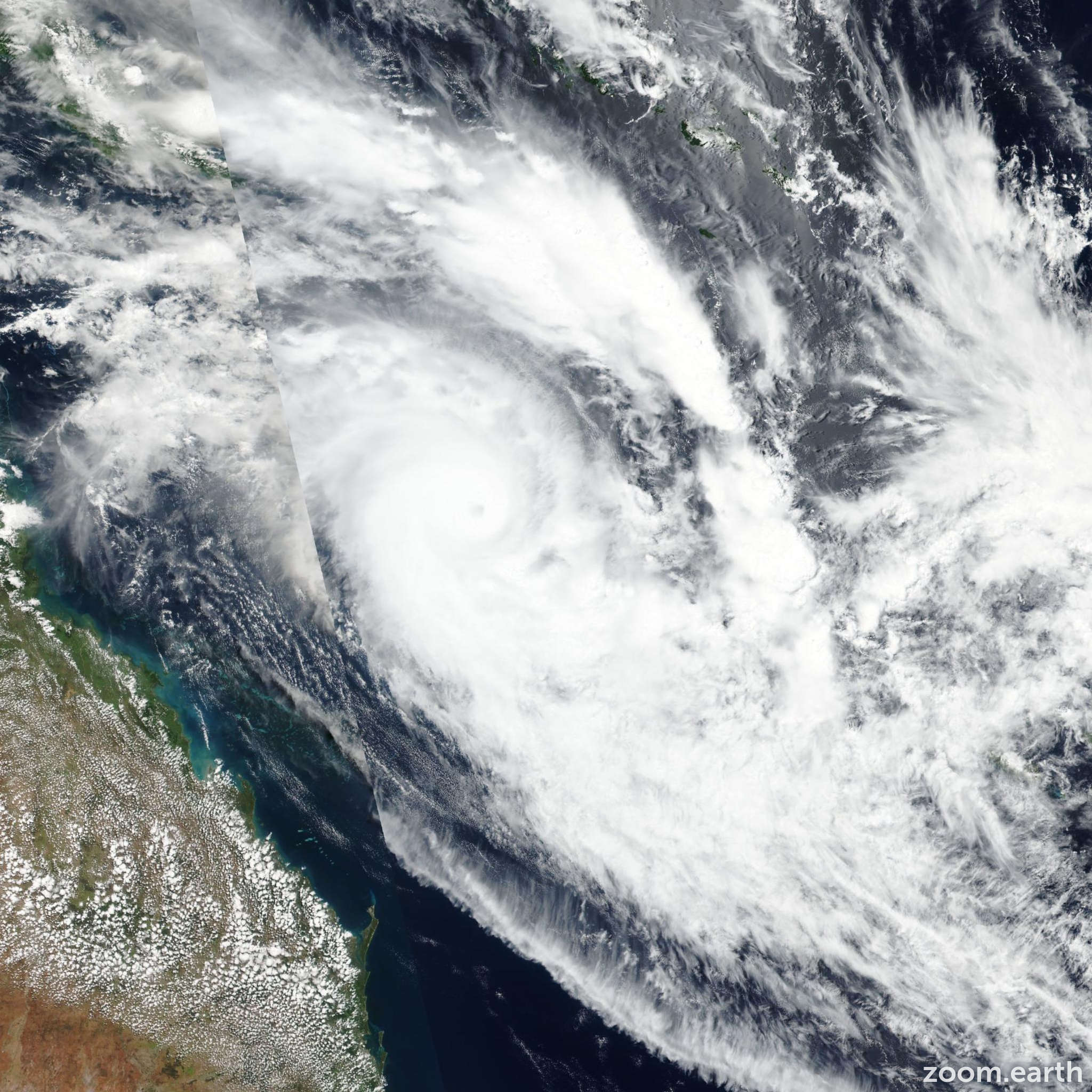 Tropical Cyclone Niran 2021 Zoom Earth