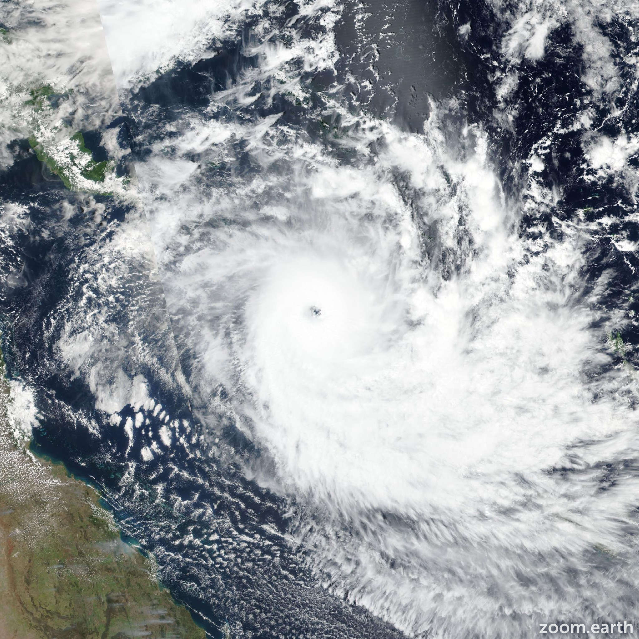 Severe Tropical Cyclone Jasper 20232024 Zoom Earth