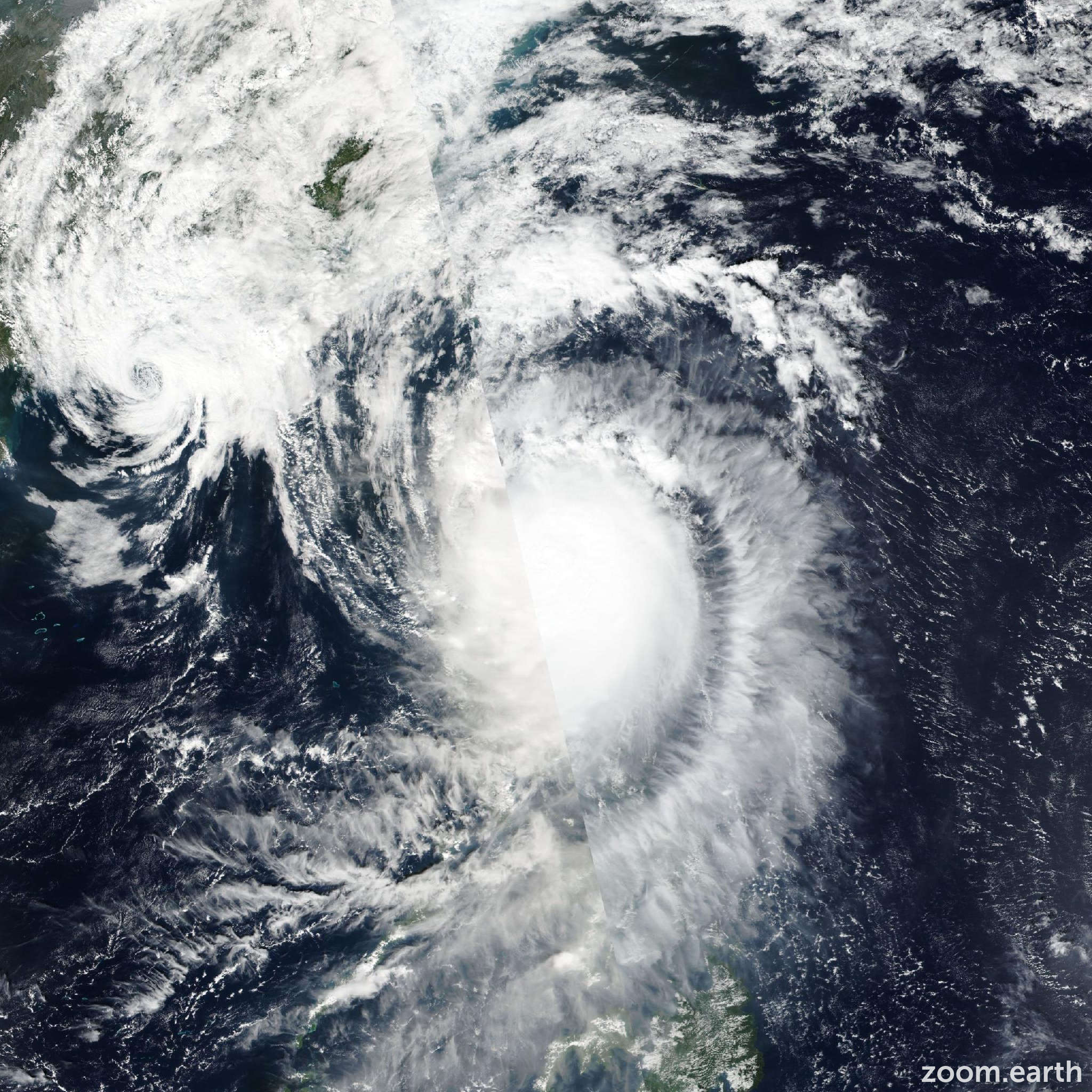 Super Typhoon Usagi Ofel 2024 Zoom Earth